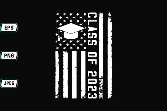 Class of 2023 American Flag Design