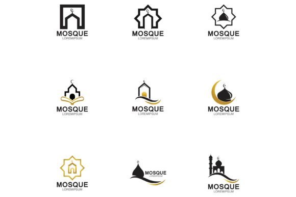 Designing Identity: The Practical Power of a Mosque Logo and Symbol Vector Icon