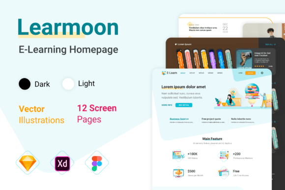 Designing the Future of Education with Learmoon - E-Learning Homepage