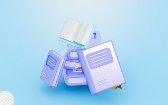 Open Text Book 3D Render Concept