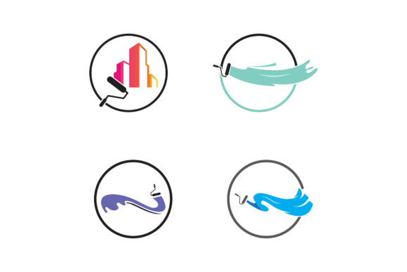 Paintbrush Logo and Symbol Images for Branding